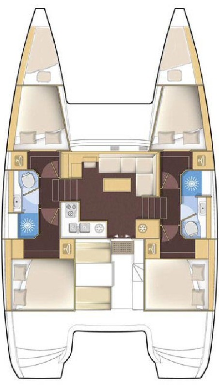 Lagoon 39 - 4 + 2 cab. | Czarter jachtu Chorwacja | Travelboat