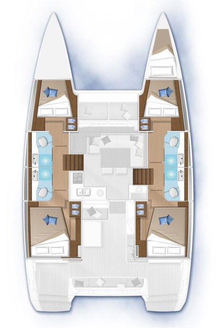 Lagoon Lagoon 40 - 4 + 1 cab. | Czarter jachtu Włochy | Travelboat