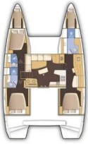 Lagoon 42 - 3 + 2 cab. Serenity | Czarter jachtu Chorwacja | Travelboat - 2