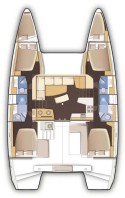 Lagoon 42 - 4 + 2 cab. | Czarter jachtu Chorwacja | Travelboat - 2