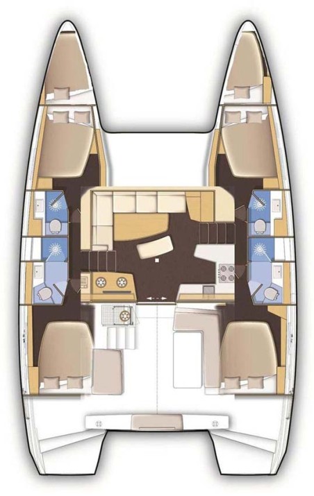 Lagoon 42 - 4 + 2 cab. | Czarter jachtu Chorwacja | Travelboat