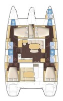Lagoon 421 | Czarter jachtu Chorwacja | Travelboat - 2