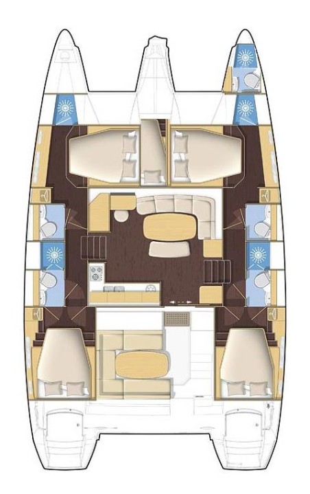 Lagoon 421 | Czarter jachtu Chorwacja | Travelboat