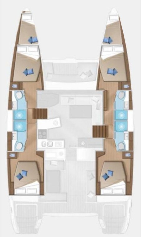 Lagoon 450 F | Czarter jachtu Chorwacja | Travelboat