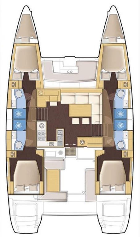 Lagoon 450 F | Czarter jachtu Grecja | Travelboat