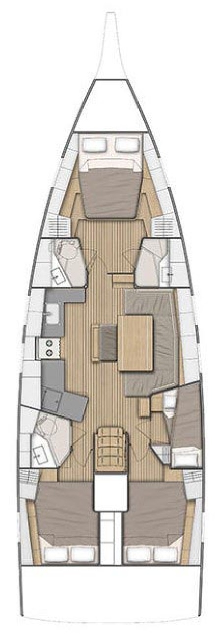 Oceanis 46.1 - 4 cab. | yacht charter Greece | Travelboat