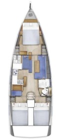 Jeanneau Sun Odyssey 410 | Czarter jachtu Chorwacja | Travelboat - 2