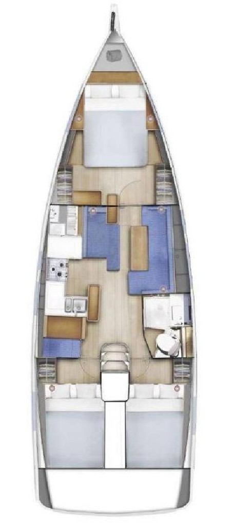 Jeanneau Sun Odyssey 410 | Czarter jachtu Chorwacja | Travelboat