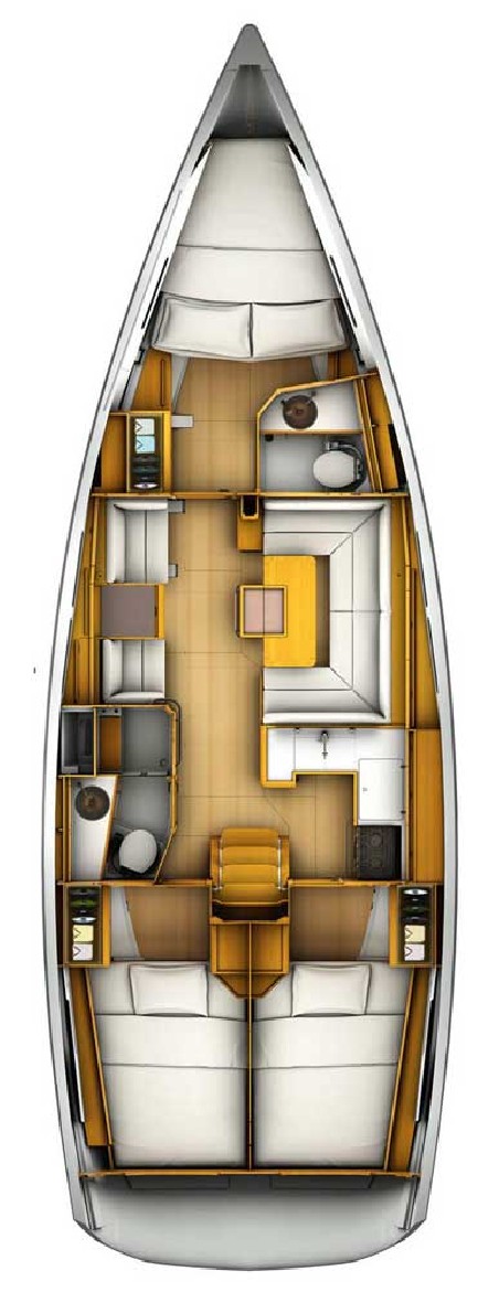 Jeanneau Sun Odyssey 419 - 3 cab. Sunny