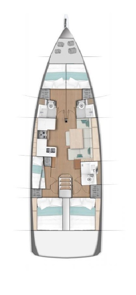 Jeanneau Sun Odyssey 490 | Czarter jachtu Chorwacja | Travelboat