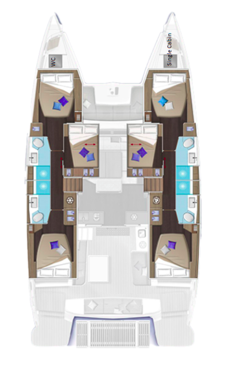 Lagoon 51 | Czarter jachtu Grecja | Travelboat