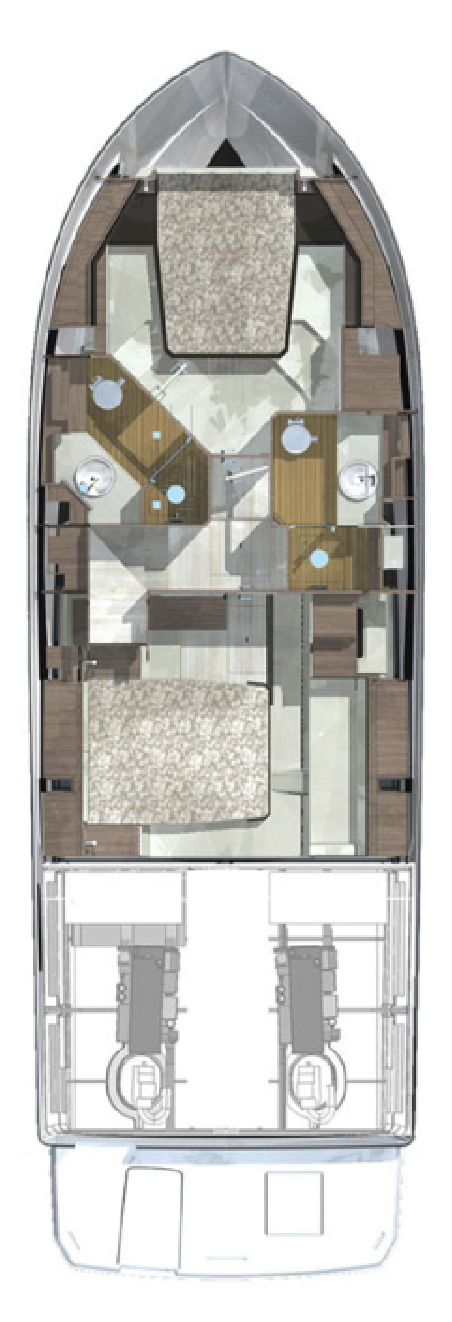 Cranchi T43 Eco Trawler | Yacht Charter Italy | Travelboat