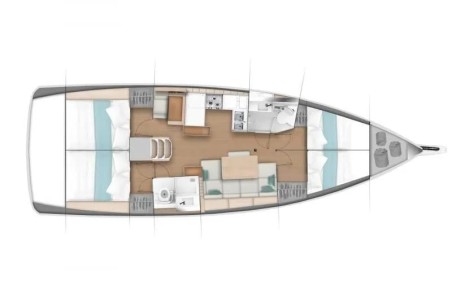 Sun Odyssey 440 - 4 cab. | Czarter jachtu Turcja | Travelboat