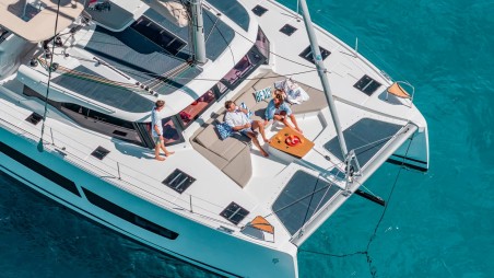 Fountaine Pajot FP 44 Quatuor | Czarter jachtu Brytyjskie Wyspy Dziewicze | Travelboat
