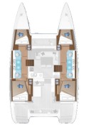 Lagoon 40 - 4 + 2 cab Wind Seeker | Czarter jachtu Chorwacja | Travelboat - 2