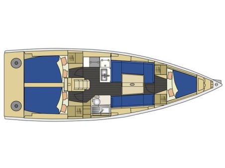 Elan Elan 350 Performance - 3 cab. | Yacht Charter Croatia | Travelboat