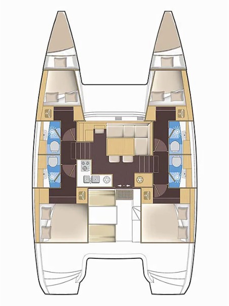 Lagoon 39 - 4 + 2 cab. | Czarter jachtu Chorwacja | Travelboat