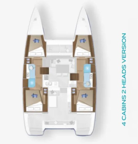 Lagoon Lagoon 40 - 4 + 1 cab. | Czarter jachtu Chorwacja | Travelboat