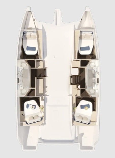 Fountaine Pajot Fountaine Pajot FP 44 Quatuor - 4 cab. Selah Vie