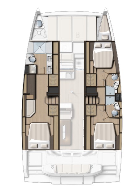 Catana Group Bali 4.4 - 3 + 1 cab. Loy