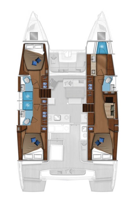 Lagoon 46 OW | Czarter jachtu Bahamy | Travelboat