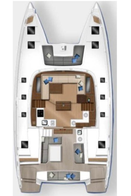 Lagoon-Bénéteau Lagoon 50 - 6 + 1 cab. Vi La Ut