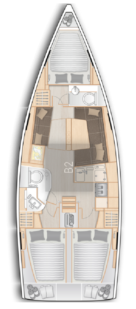 Hanse 388 | Yacht Charter France | Travelboat