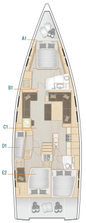 Hanse 548 5 cab. | Yacht Charter France | Travelboat - 2
