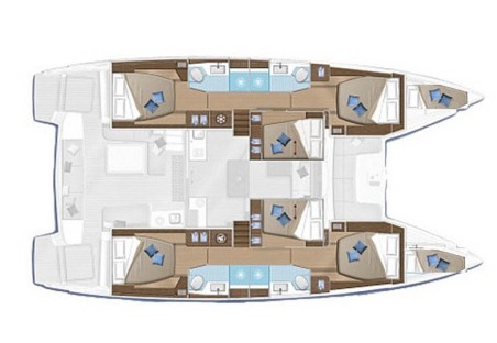 Lagoon-Bénéteau Lagoon 50 - 6 + 2 cab. CU Sailing (Docs Holiday)