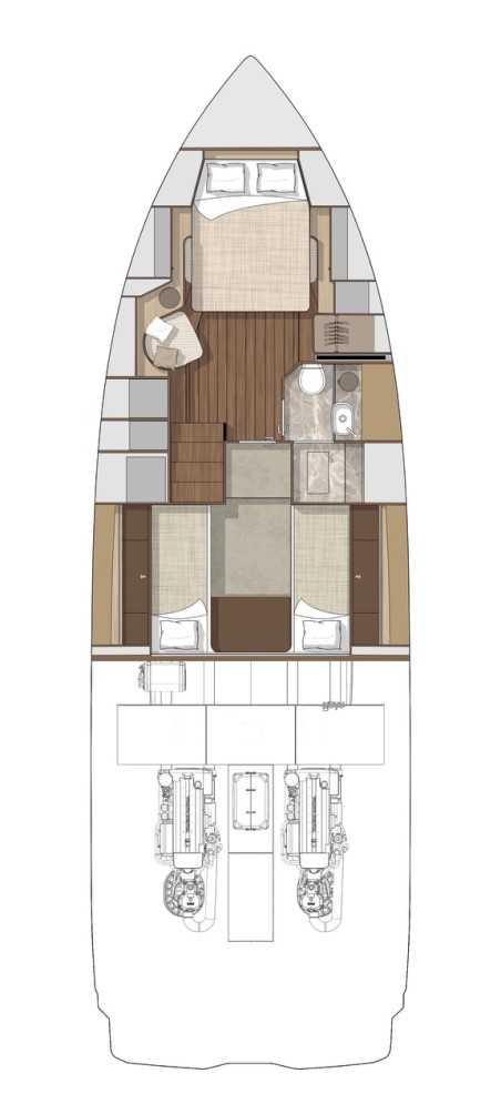 Cranchi A46 | Yacht Charter Italy | Travelboat