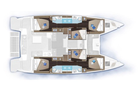 Lagoon 51 - 6 cab. | Czarter jachtu Bahamy | Travelboat
