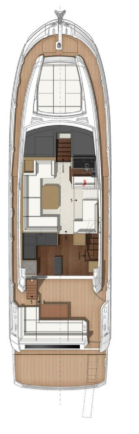 Jeanneau Prestige 520 Flybridge - 3 + 1 cab. Caprice