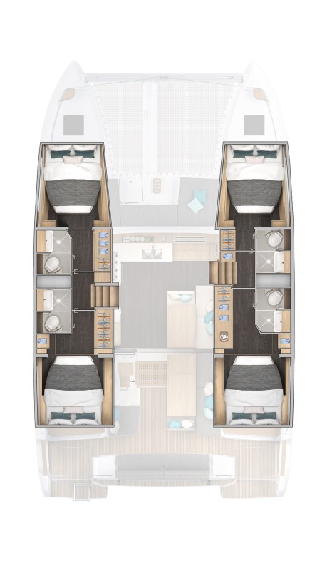 Lagoon Lagoon 43 - 4 + 2 cab. | Yacht Charter Croatia | Travelboat