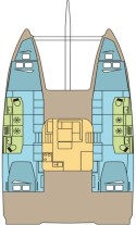 Excess 14 - 4 + 2 cab. | Yacht Charter French Polynesia | Travelboat - 2