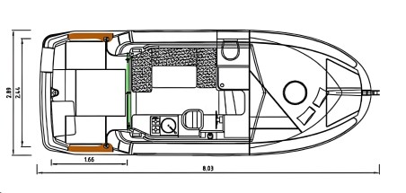 Ocqueteau 815 Range Cruiser | Yacht Charter Croatia | Travelboat