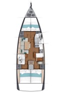 Jeanneau Sun Odyssey 440 - 4 cab. La Baavca - 2