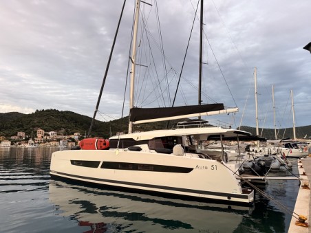 Fountaine Pajot Aura 51 | Yacht Charter Greece | Travelboat