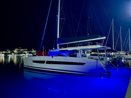 Fountaine Pajot Aura 51 | Yacht Charter Greece | Travelboat