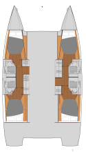 Fountaine Pajot Astrea 42 | Czarter jachtu Francja | Travelboat - 2