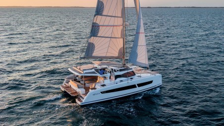 Fountaine Pajot FP 41 Quatuor 4 | Yacht Charter Greece | Travelboat