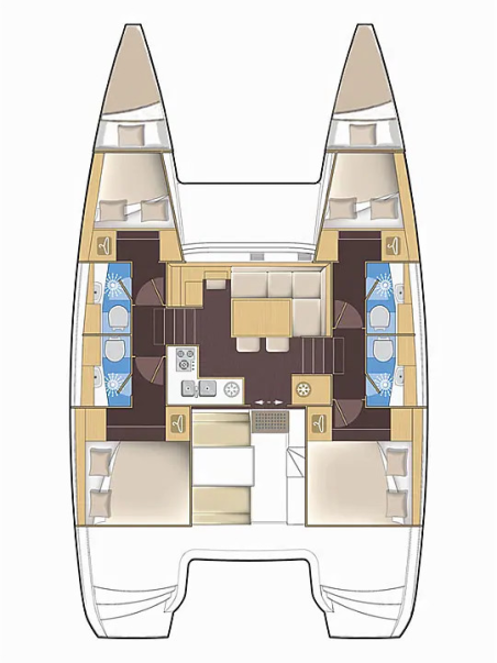 Lagoon Lagoon 39 - 4 + 2 cab. | Yacht Charter Greece | Travelboat