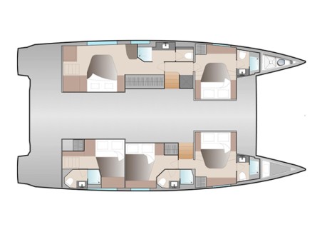 Fountaine Pajot Aura 51 | Yacht Charter Italy | Travelboat