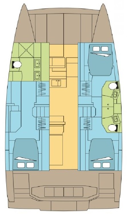 Bali 4.4 - 3 cab. | Yacht Charter Australia and Oceania | Travelboat