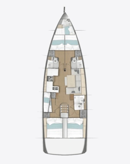 Jeanneau Sun Odyssey 490 | Czarter jachtu Malediwy | Travelboat