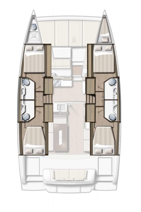 Catana Group Bali 4.2 - 4 + 1 cab. Aurora