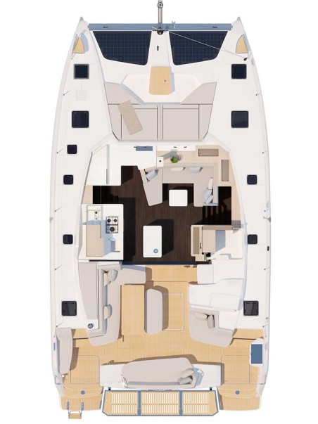 Fountaine Pajot FP 44 Quatuor | Czarter jachtu Chorwacja | Travelboat