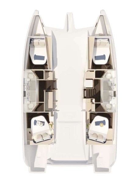 Fountaine Pajot FP 44 Quatuor | Czarter jachtu Chorwacja | Travelboat
