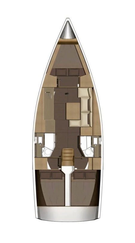 Dufour 382 GL | Czarter jachtu Grecja | Travelboat