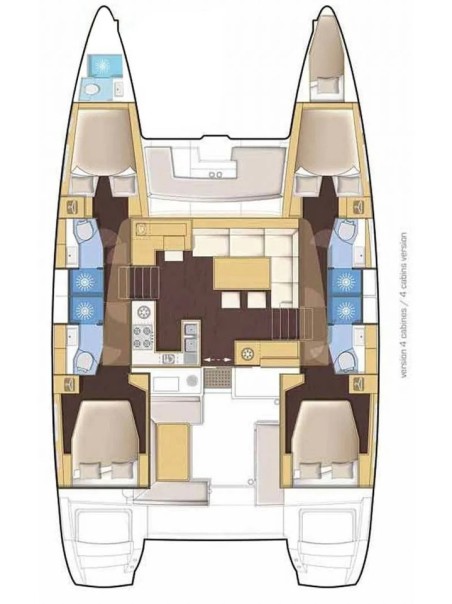 Lagoon 46 Fly | Czarter jachtu Grecja | Travelboat