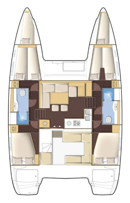 Lagoon 400 S2 | Czarter jachtu Chorwacja | Travelboat